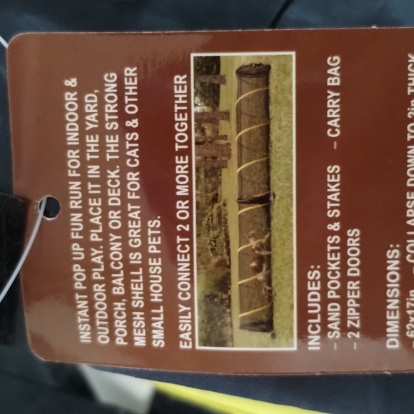 Aussie Naturals Fun Run Safety Enclosure for Pets. PLEASE READ COMPLETELY - Picture 5 of 5